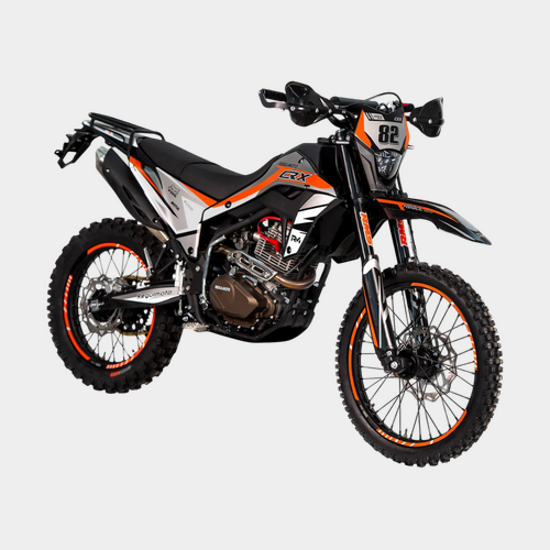 Мотоцикл Regulmoto CR-X (черный/оранжевый, 201060-1)