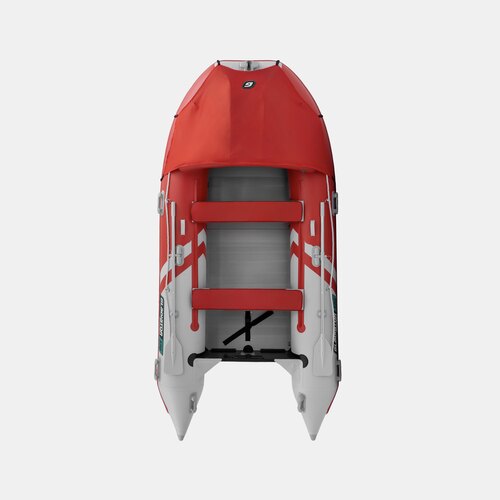Надувная лодка GLADIATOR C370AL красно-белый