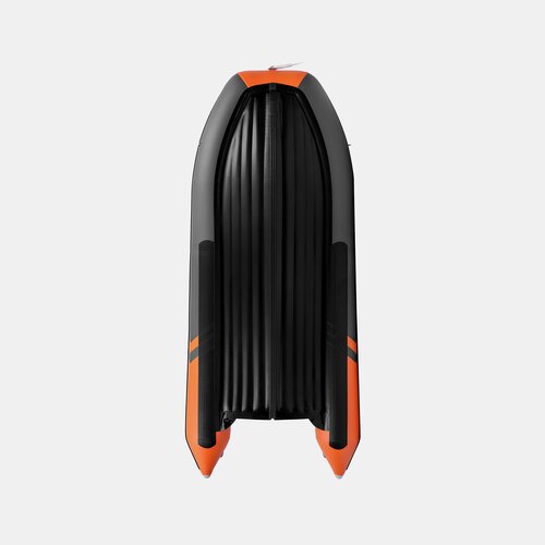 Надувная лодка GLADIATOR E450PRO оранжево-темносерый