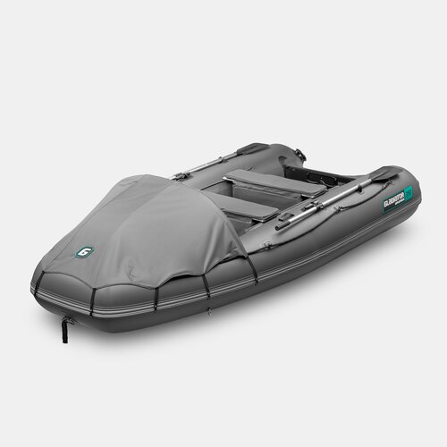 Надувная лодка GLADIATOR E350PRO темносерый