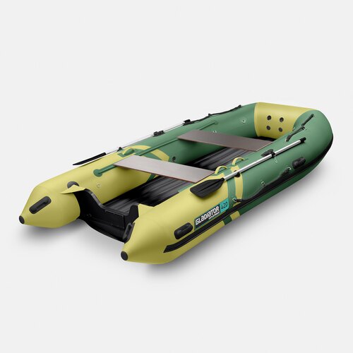Надувная лодка GLADIATOR E420S зелено-оливковый