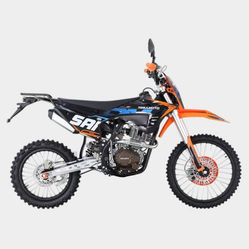 Мотоцикл Regulmoto SAI 200 с ПТС (Черный/ оранжевый,10808-1)