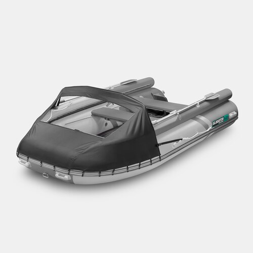 Надувная лодка GLADIATOR E420X светло-темносерый