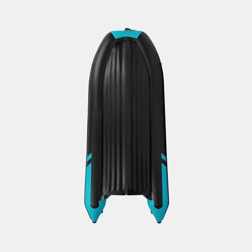 Надувная лодка GLADIATOR E450PRO черно-бирюзовый