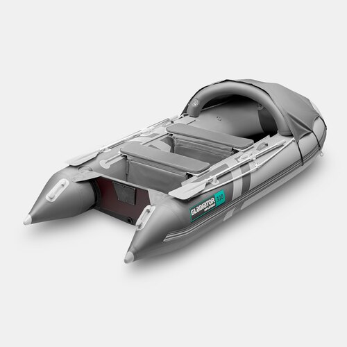 Надувная лодка GLADIATOR C330AL светло-темносерый