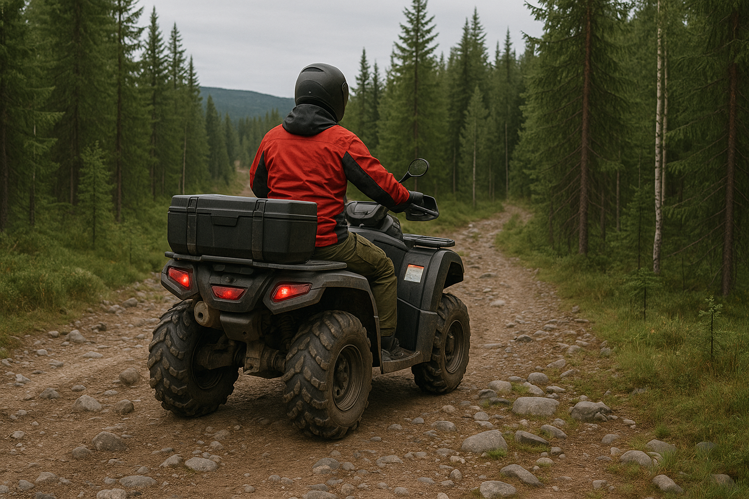 Путешествие на квадроцикле по Карелии